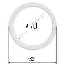 Кольцо прозрачное Ø 70 мм