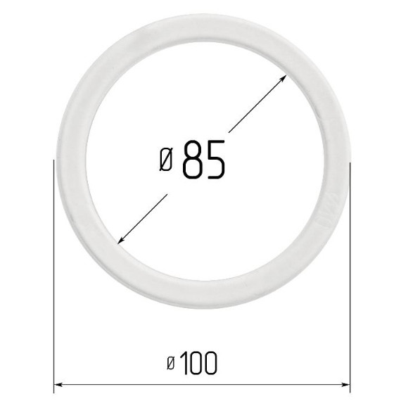 Кольцо прозрачное Ø 85 мм