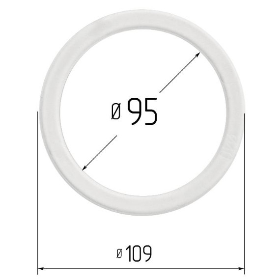 Кольцо прозрачное Ø 95 мм