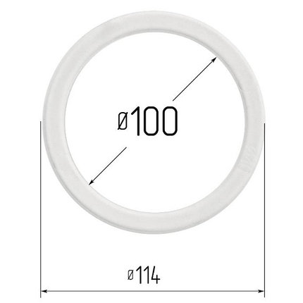 Кольцо прозрачное Ø 100 мм, фото 2