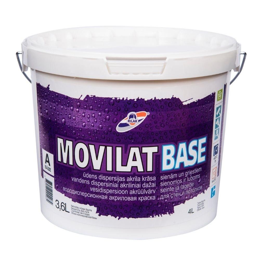 Грунтовочная краска MOVILAT BASE База 1, (3,6 л), (5,51 кг), RILAK (Латвия) - фото 1 - id-p227162323