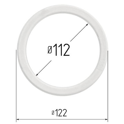 Кольцо прозрачное Ø 112 мм, фото 2