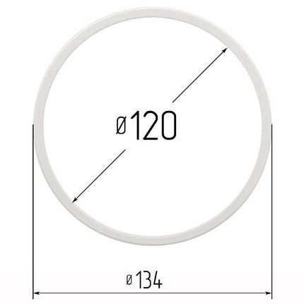 Кольцо прозрачное Ø 120 мм, фото 2