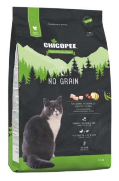 Сухой корм для кошек Chicopee HNL NO GRAIN (для взрослых котов, беззерновой) 1.5 кг - фото 1 - id-p220288619