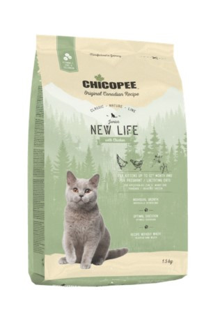 Сухой корм для кошек Chicopee CNL NEW LIFE (для котят и беременных кошек) 1.5 кг - фото 1 - id-p220288627