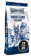 Сухой корм для собак HAPPY DOG Profi-Line Pro Body 25/20 15 кг (02266)