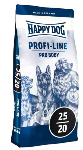 Сухой корм для собак HAPPY DOG Profi-Line Pro Body 25/20 15 кг (02266) - фото 1 - id-p223626050