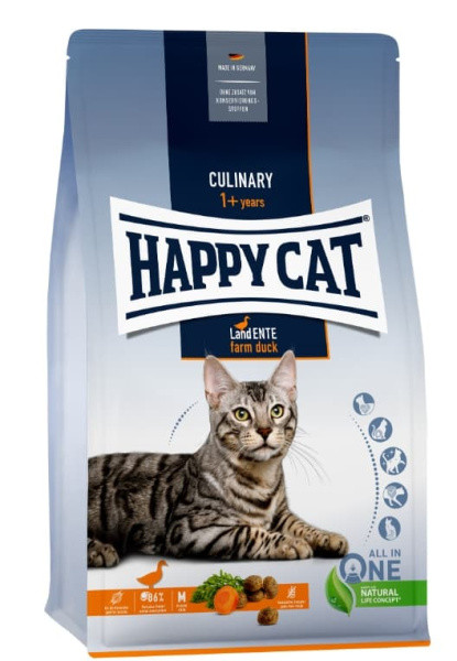 Сухой корм для кошек Happy Cat Culinary Land Geflugel (домашняя птица) 1.3 кг - фото 1 - id-p219481667