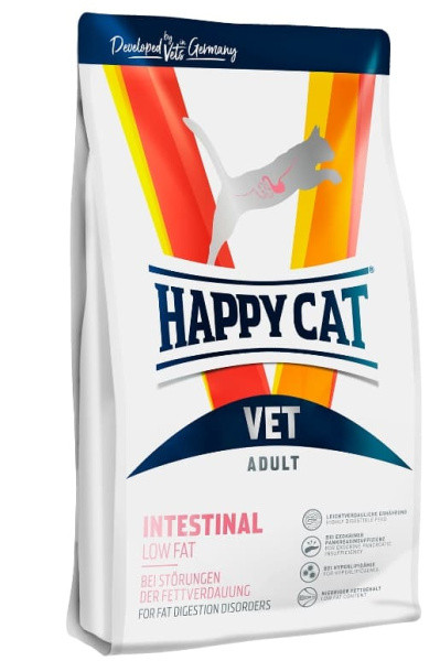 Сухой корм для кошек Happy Cat VET Intestinal LowFat 1 кг - фото 1 - id-p224821768