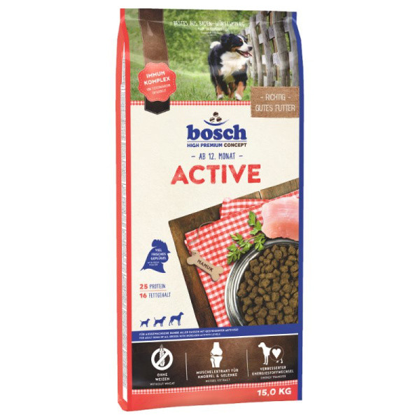 Сухой корм для собак Bosch Active 3 кг - фото 1 - id-p220288502