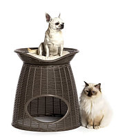 Домик для кошек BAMA PET PASHA (светло-коричневый/бежевый)