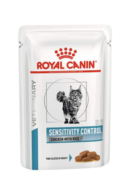Влажный корм для кошек Royal Canin Sensitivity Control Cat (курица) - фото 1 - id-p220288454