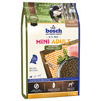 Сухой корм для собак мини пород Bosch Mini Adult (птица с просо) 1 кг