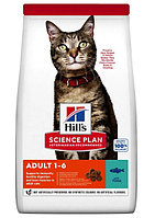 Сухой корм для кошек Hill's Science Plan Adult 1-6 (тунец) 10 кг