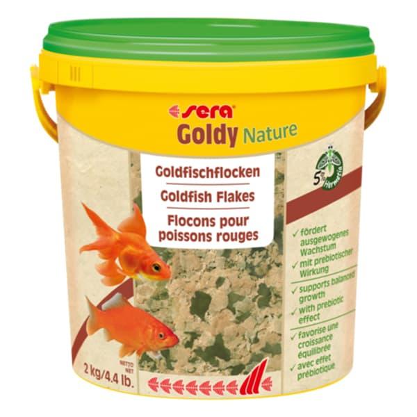 Корм хлопья для золотых рыбок SERA Goldy Nature 10 л 2 кг (45381)