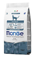 Сухой корм для кошек Monge Cat Monoprotein Sterilized (форель) 1.5 кг