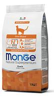 Сухой корм для кошек Monge Cat Monoprotein Sterilized (утка) 1.5 кг