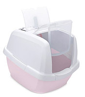 Био-туалет для кошек IMAC MADDY, белый/нежно-розовый