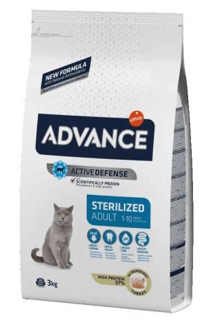 Сухой корм для кошек Advance Adult Cat Sterilized 1-10 лет (индейка) 15 кг - фото 1 - id-p224821674