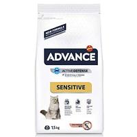 Сухой корм для кошек Advance Cat Adult Sensitive (лосось и рис) 1.5 кг