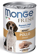Консервы для собак Monge Fresh Dog Adult Chicken (курица) 400 гр