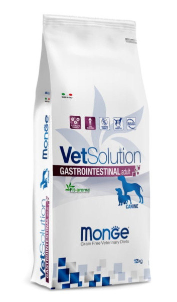 Сухой корм для собак Monge VetSolution Gastrointestinal Adult Dog 12 кг - фото 1 - id-p220289579
