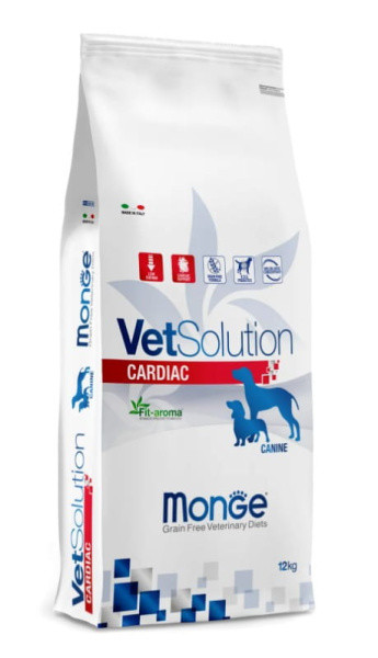 Сухой корм для собак Monge VetSolution Cardiac Dog 12 кг - фото 1 - id-p224821775