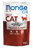 Влажный корм для кошек Monge Cat Grill (ягненок) 85 гр