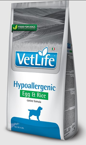 Сухой корм для собак Farmina Vet Life Dog Hypoallergenic Egg & Rice 2 кг - фото 1 - id-p226346137