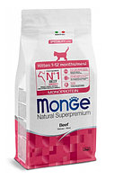 Сухой корм для котят Monge Kitten Monoprotein (говядина) 400 гр