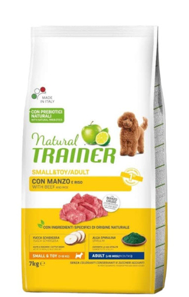Сухой корм для собак мелких пород Trainer Natural Adult Mini (говядина) 7 кг - фото 1 - id-p224821813