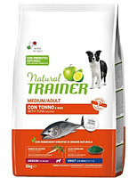 Сухой корм для собак средних пород Trainer Natural Adult Medium (тунец) 3 кг