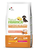 Сухой корм для щенков мелких пород Trainer Natural Sensitive No Gluten Mini Puppy&Junior (лосось) 2 кг