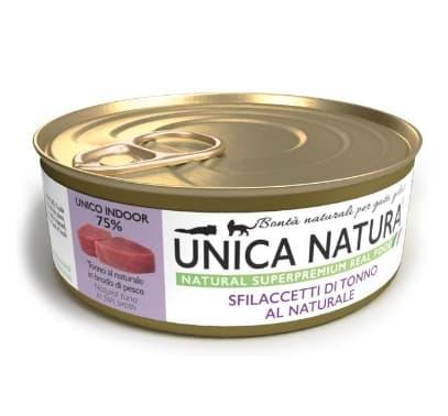 Консервы для кошек Unica Natura UNICO INDOOR Ломтики тунца 70 гр - фото 1 - id-p223626007