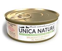 Консервы для кошек Unica Natura UNICO INDOOR Филе курицы 70 гр