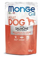 Влажный корм для собак Monge Grill Adult Dog Salmon (лосось) 100 гр