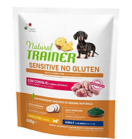 Сухой корм для собак мелких пород Trainer Natural Sensitive No Gluten Small&Toy Adult (кролик) 0.8 кг