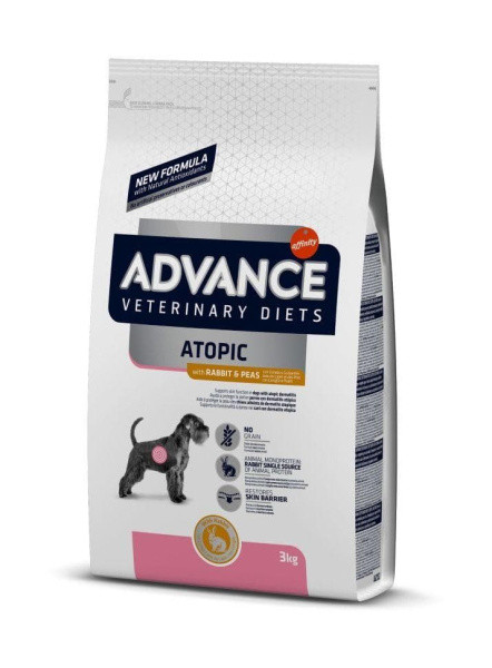 Сухой корм для собак Advance Veterinary Diets Atopic Rabbit & Peas 3 кг - фото 1 - id-p224821714