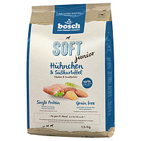 Сухой корм для собак Bosch SOFT Junior (цыпленок с бататом) 12.5 кг