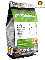 Сухой корм для кошек ProBalance Cat Sensitive (курица, рис) 1.8 кг