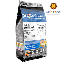 Сухой корм для стерилизованных кошек ProBalance Cat Sterilized 10 кг