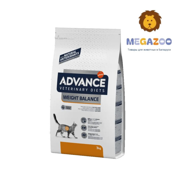 Сухой корм для кошек Advance Veterinary Diets Cat Weight Balance 1.5 кг - фото 1 - id-p224821858