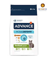 Сухой корм для кошек Advance Cat Young Sterilized Cat до 24 месяцев (курица и рис) 1.5 кг