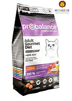 Сухой корм для кошек Probalance Cat Gourmet diet Adult Beef&Rabbit (говядина, кролик) 10 кг
