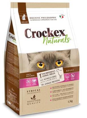 Сухой корм для кошек Crockex Natural Adult Cat (ягненок, рис) 1.5 кг - фото 1 - id-p219460089