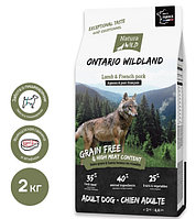 Сухой корм для собак Natura Wild DOG Ontario Wildland (ягненок, свинина) 2 кг