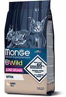 Сухой корм для котят Monge Bwild Low Grain Kitten (гусь) 1.5 кг