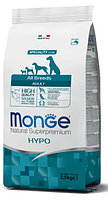 Сухой корм для собак Monge Dog Hypo Adult All Breeds (лосось,тунец) 2.5 кг