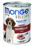 Консервы для собак Monge Fresh Dog Adult Lamb (ягненок) 400 гр