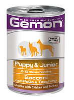 Консервы для собак Gemon Puppy & Junior (цыпленок, индейка) 415 гр